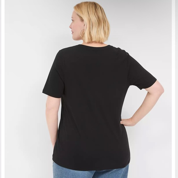 Lane Bryant Women’s Perfect Sleeve V-Neck Tee, size 18/20 - Picture 6 of 8